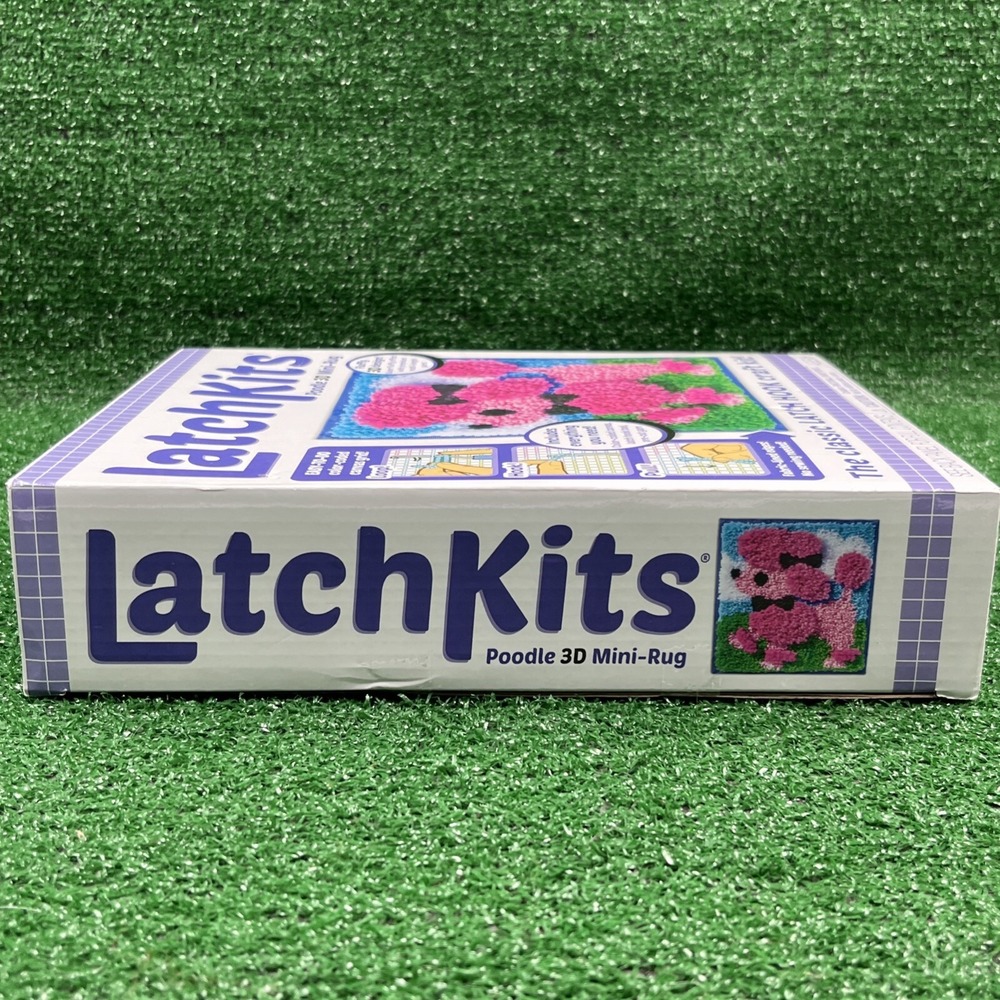 Latch Kits Poodle  3D Mini-Rug The Classic Latch Hook Craft Kit New - Picture 8 of 11